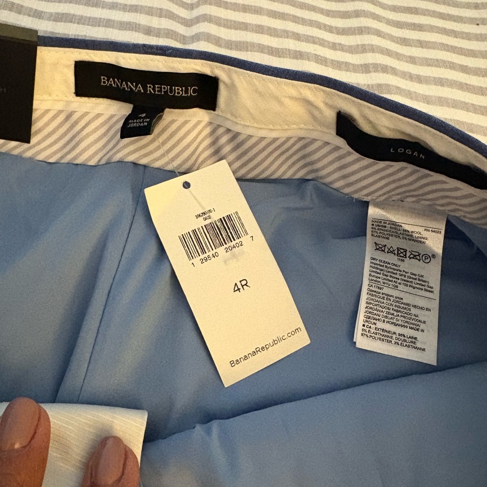 Banana Republic Logan Blue Pant